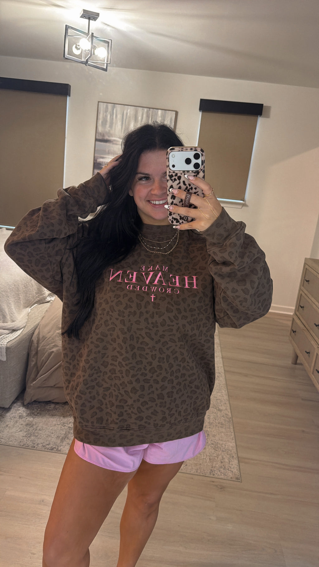Make Heaven Crowded Cheetah Crewneck PREORDER