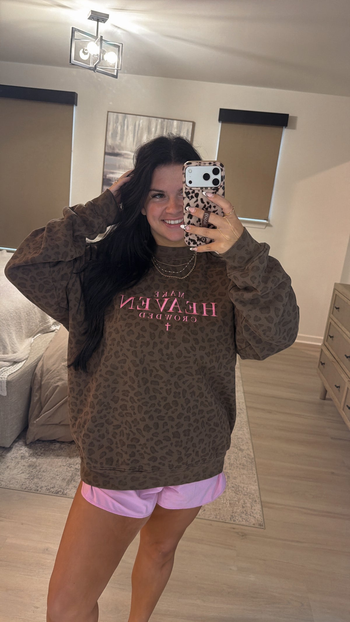 Make Heaven Crowded Cheetah Crewneck PREORDER
