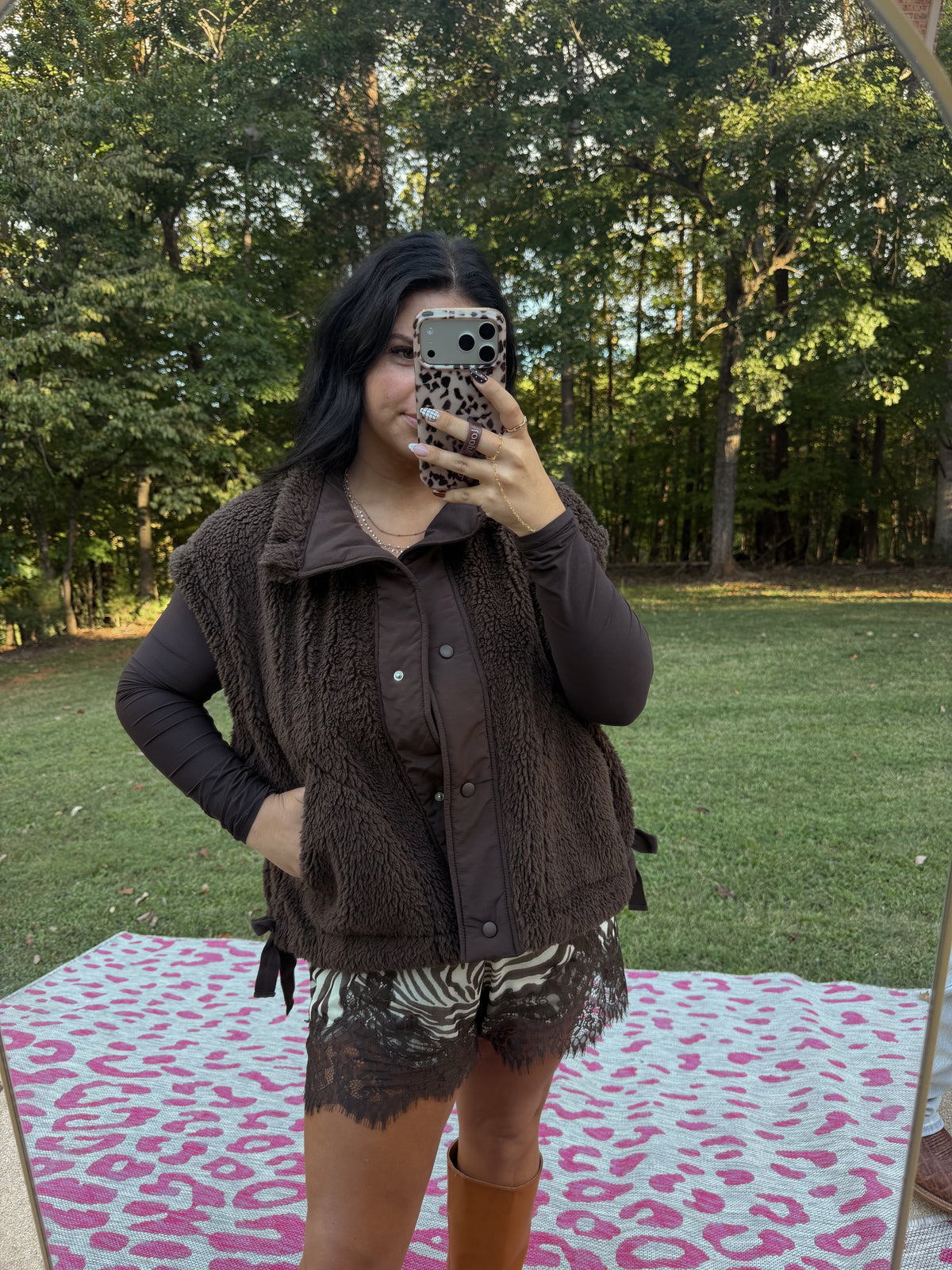 The Cocoa Cozy Vest
