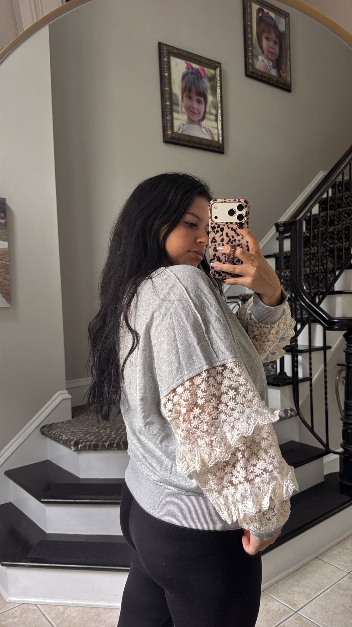Love in Lace Mockneck
