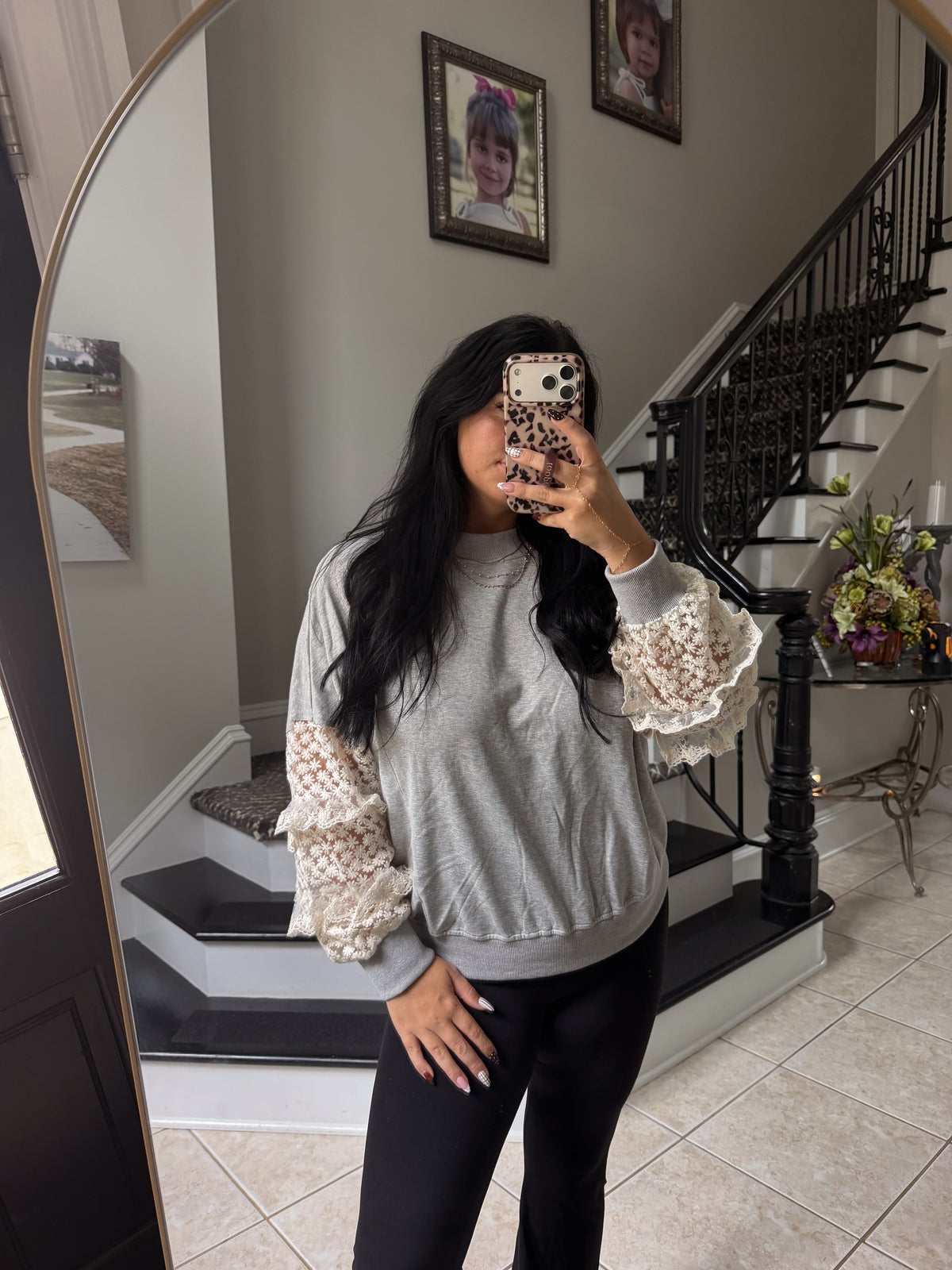 Love in Lace Mockneck