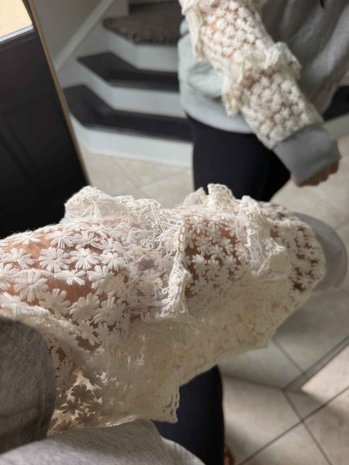 Love in Lace Mockneck