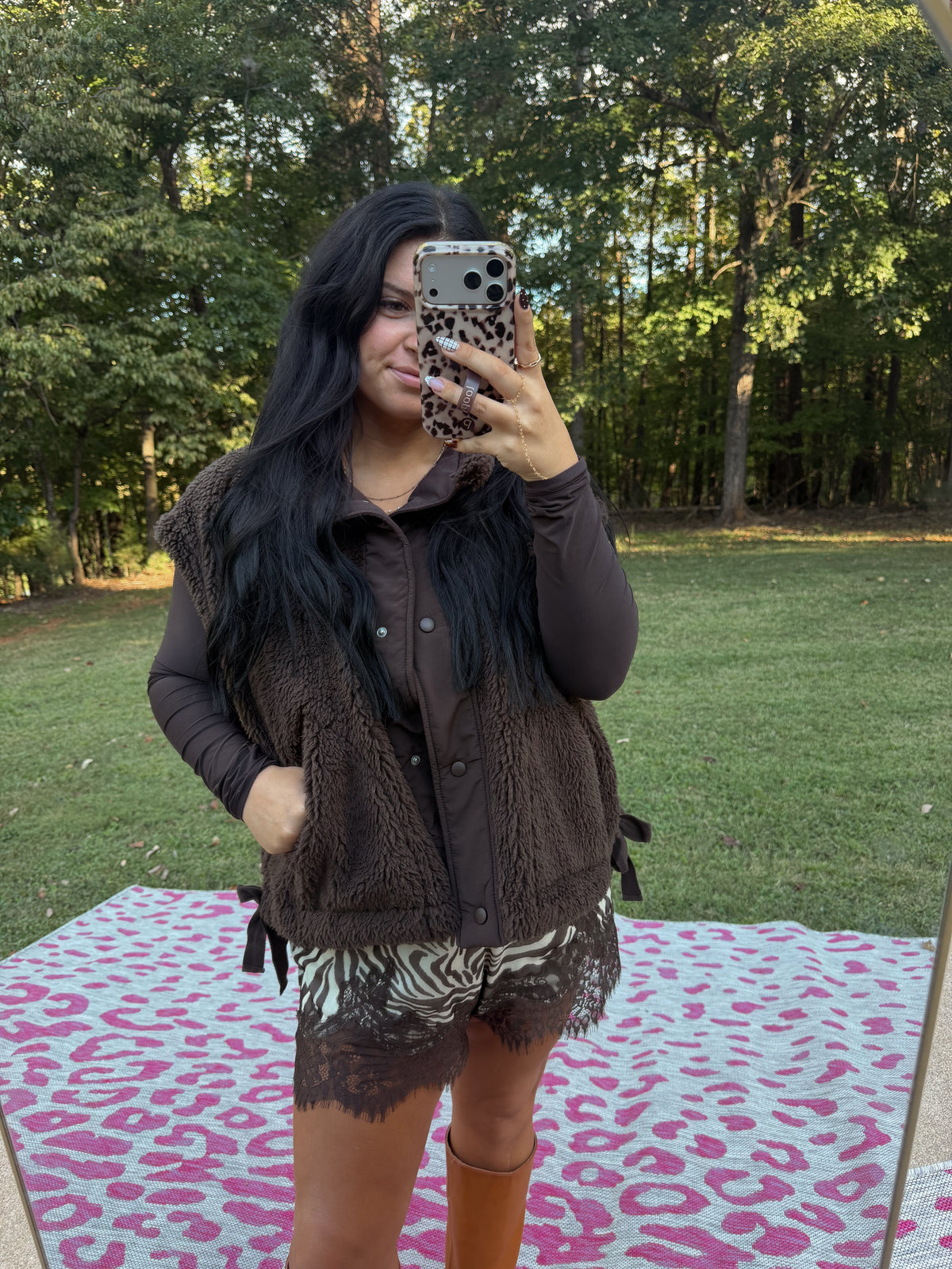 The Cocoa Cozy Vest