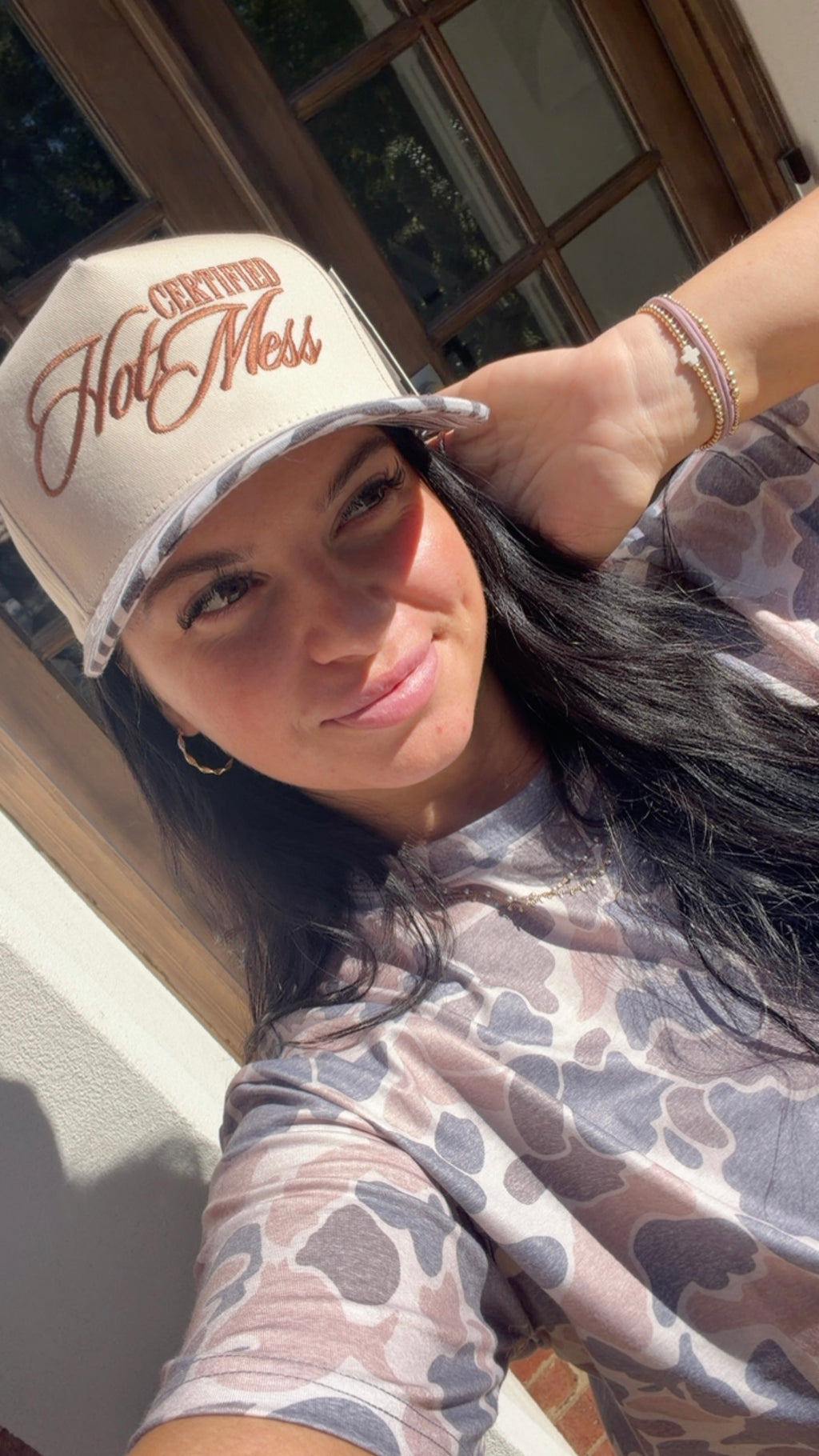 CERTIFIED HOT MESS Zebra Hat