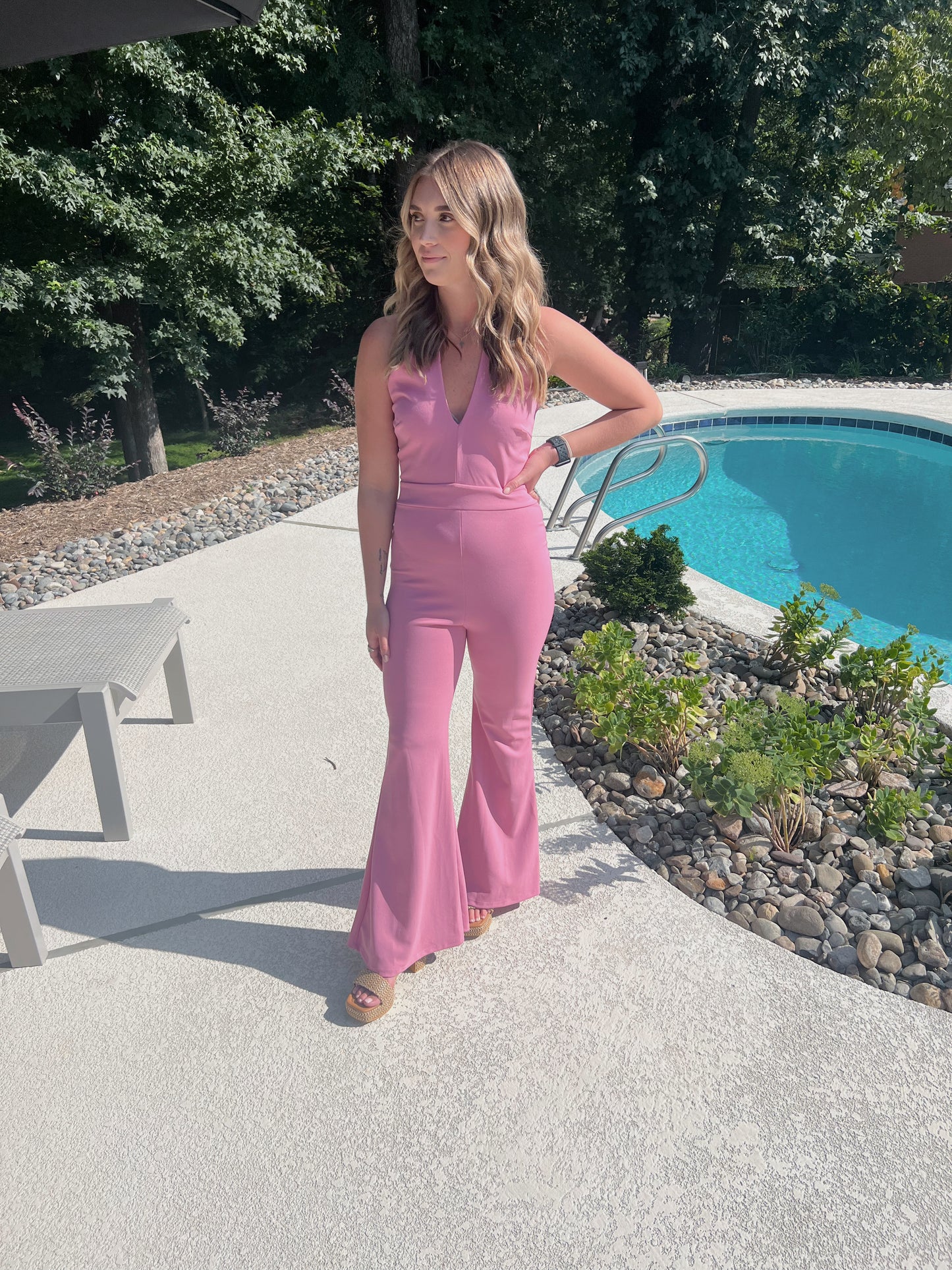 Foxy Pink Jumpsuit