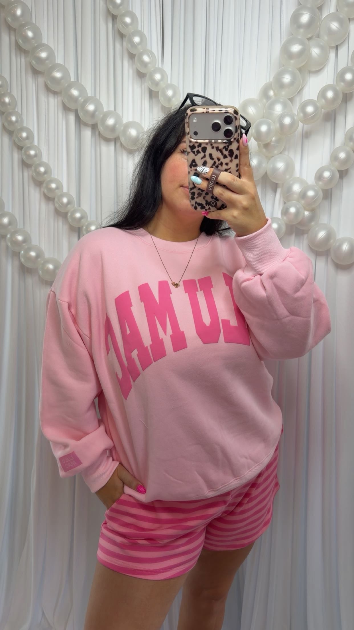 Pretty in Pink Lulu Mac Sweatshirt
