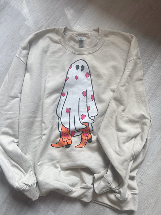 Cowgal Ghost Crewneck