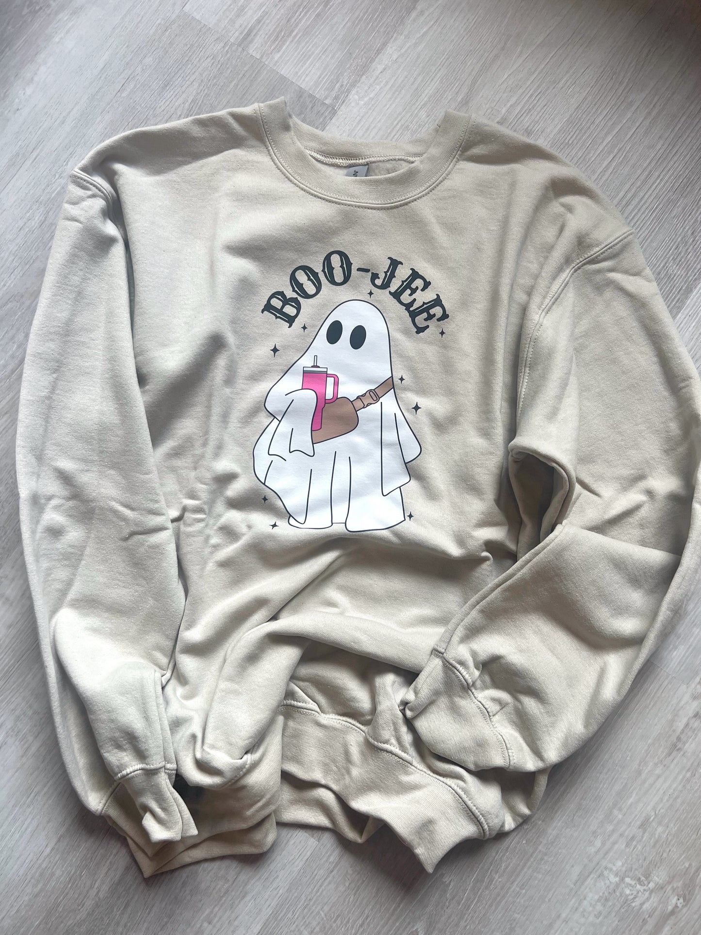 BOO-jee crewneck