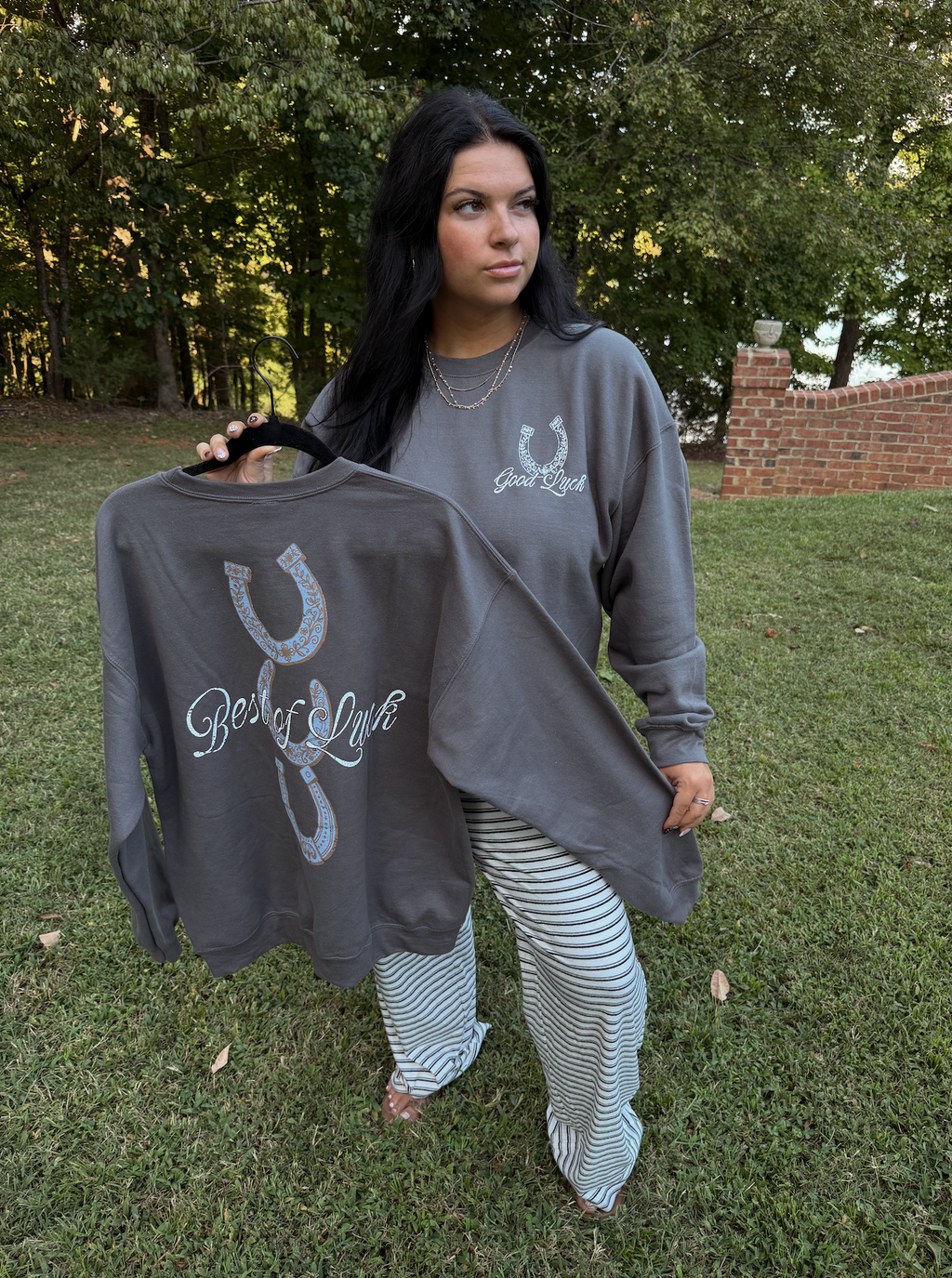 Good Luck Babe Crewneck