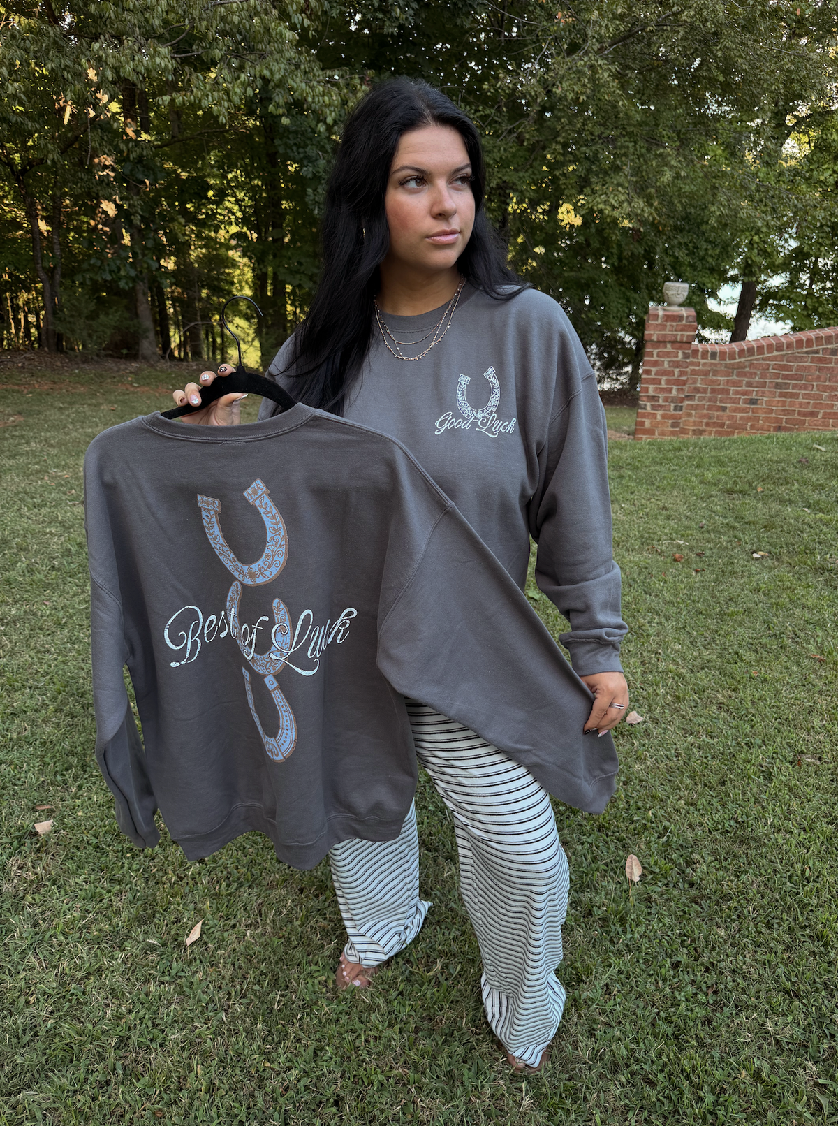Good Luck Babe Crewneck