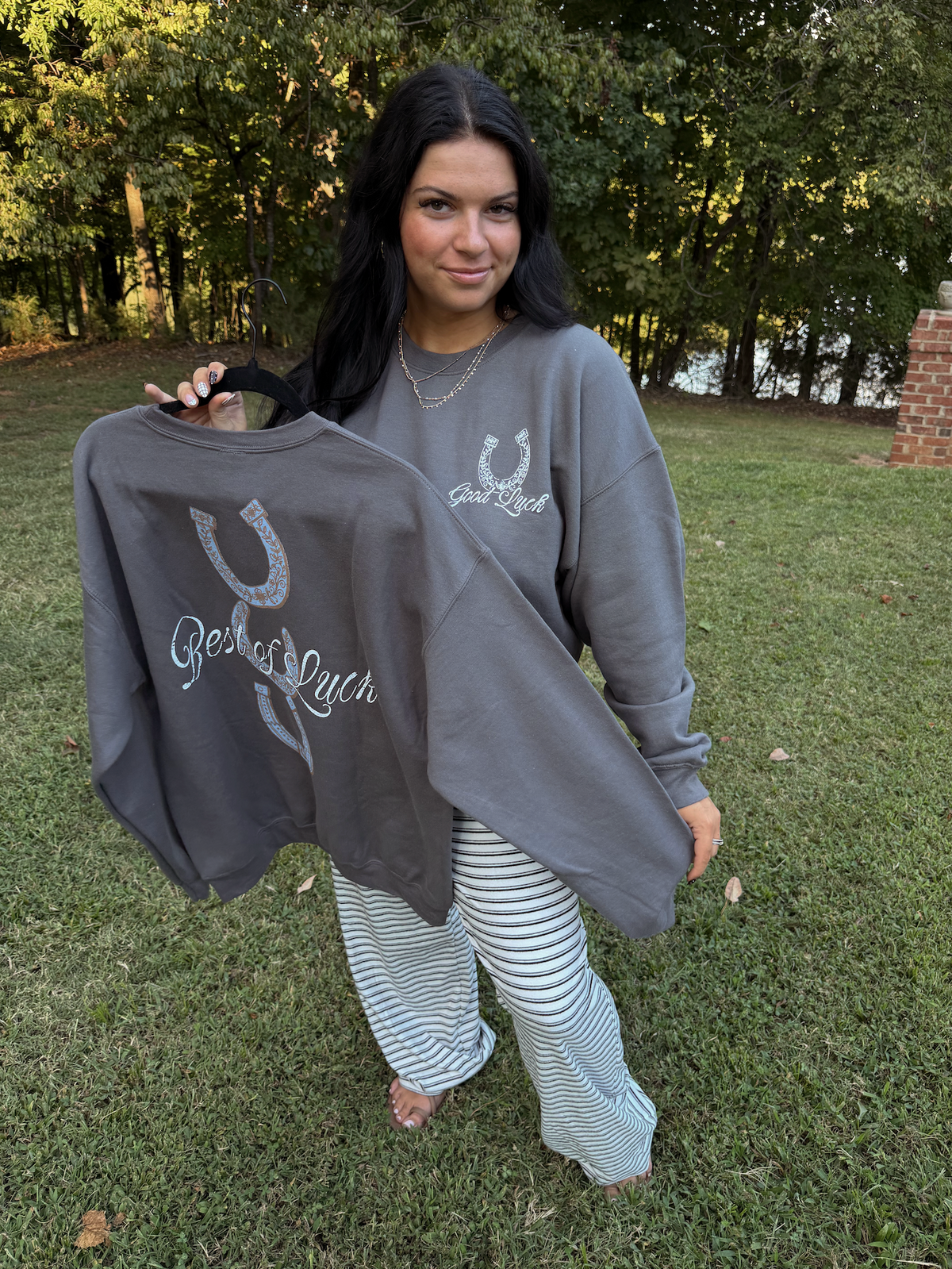 Good Luck Babe Crewneck