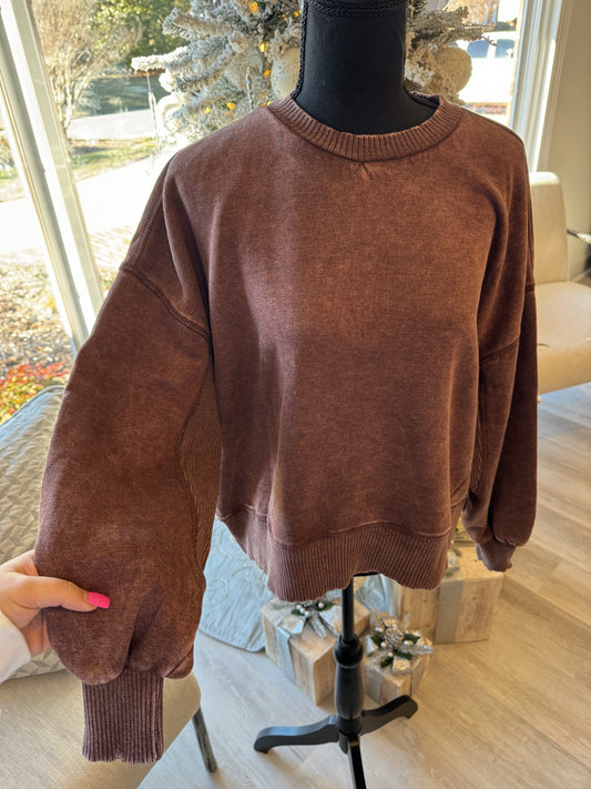 Amelia Pullover - Brown