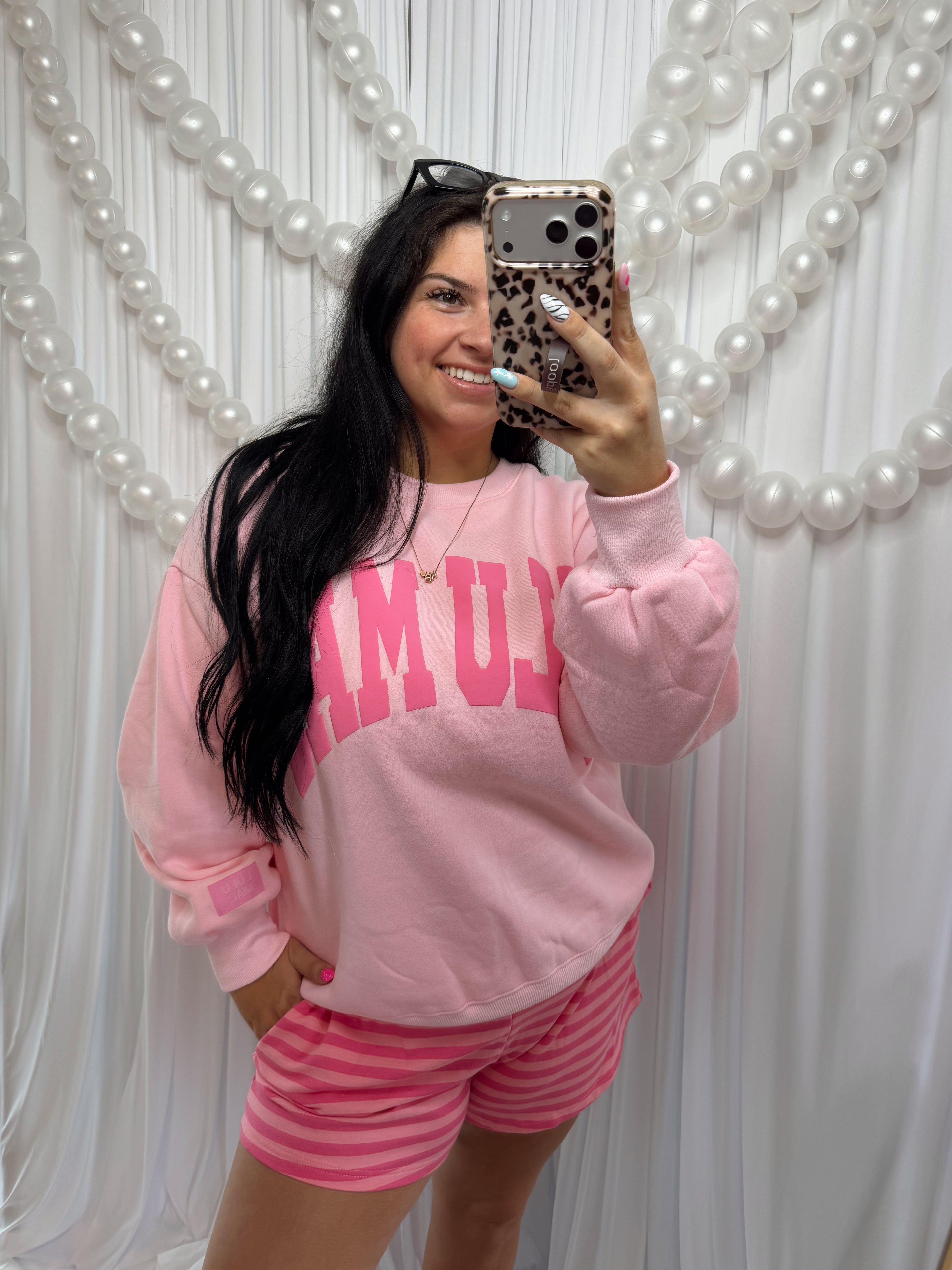 Pretty in Pink Lulu Mac Sweatshirt