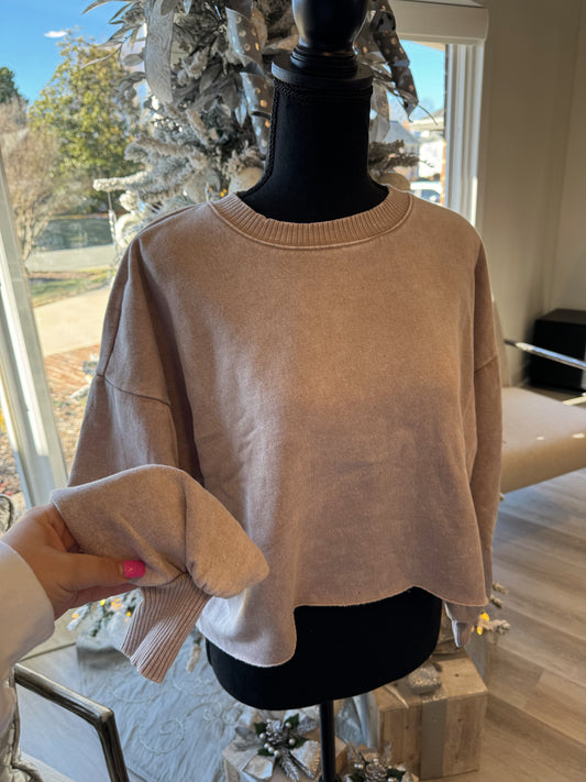 Tessa Cropped Pullover