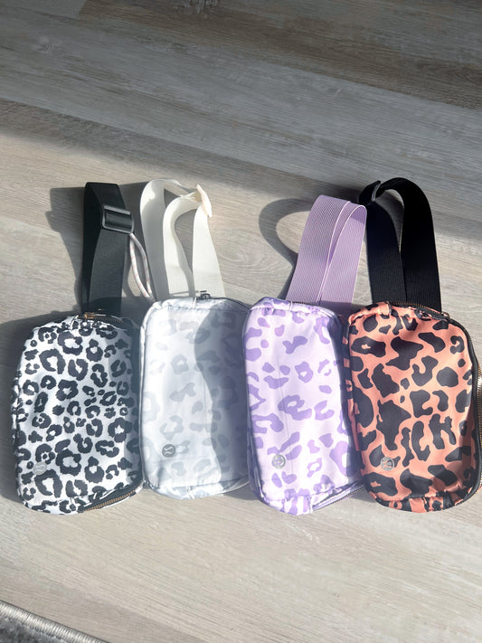 cheetah belt bags