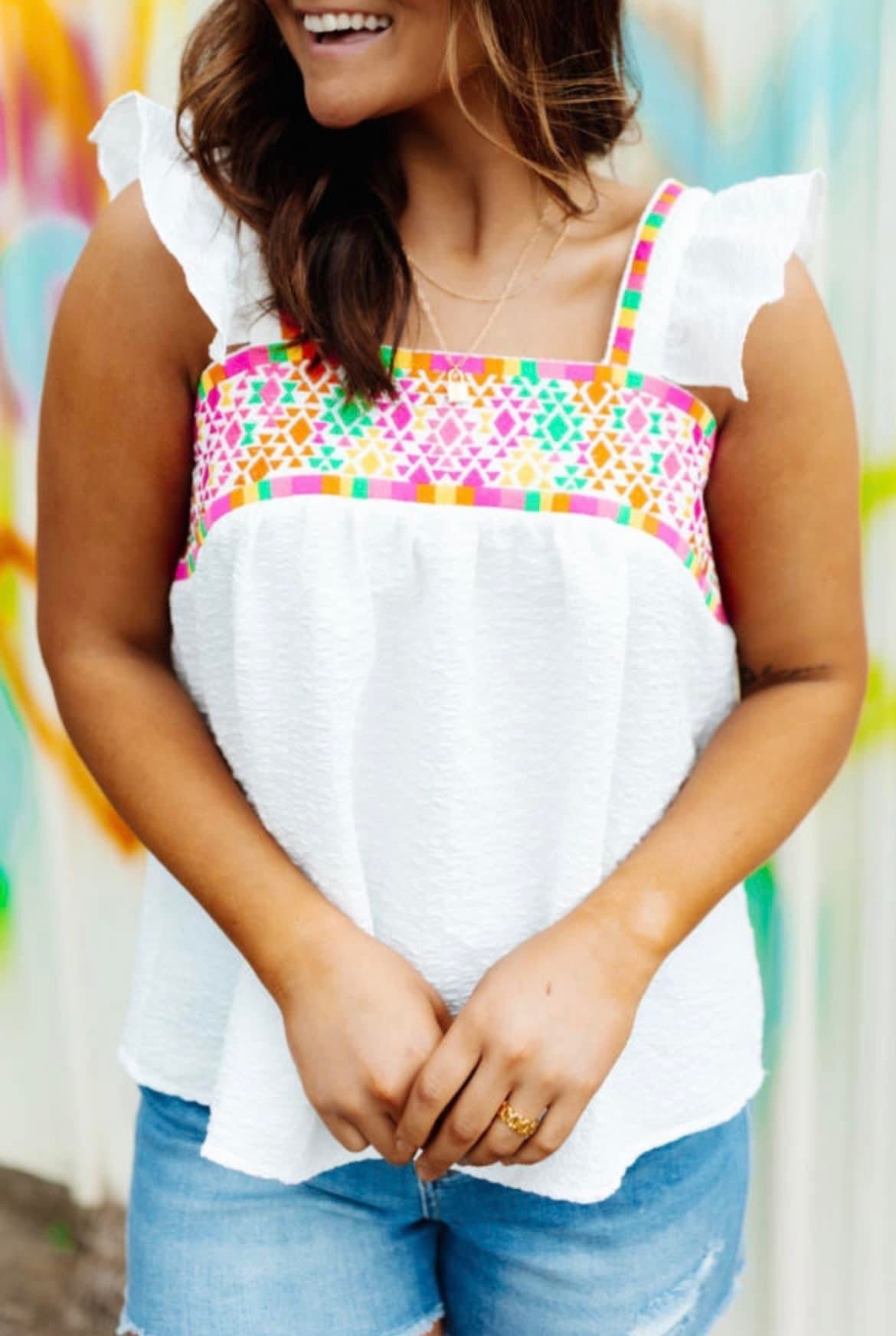 Tank Vs Aztec Aztec Tank – Raspberry Spice Boutique