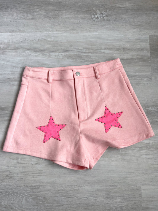 Pink Star Shorts